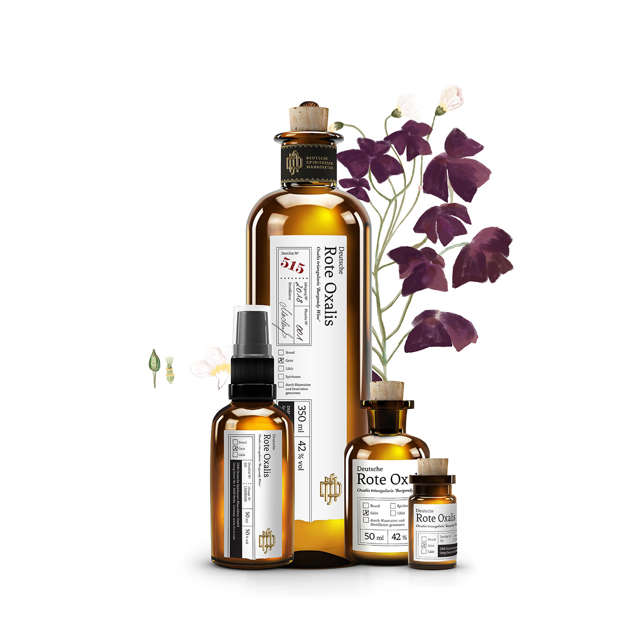 No 515 Deutsche Rote Oxalis